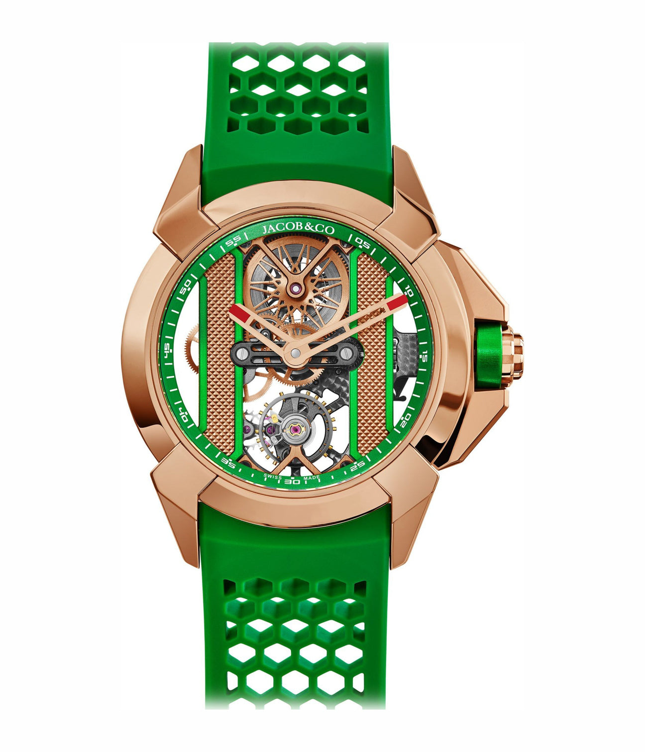 Jacob & Co. Epic X Bridges Rose Gold (Green)